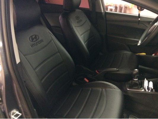 Авточехлы на Hyundai Solaris 2