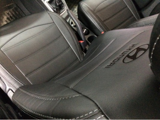 Авточехлы на Hyundai Solaris 2