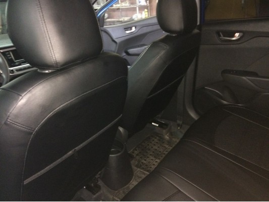 Авточехлы на Hyundai Solaris 2